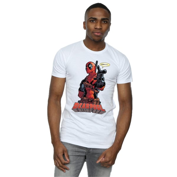 Deadpool Mens Hey You Cotton T-Shirt