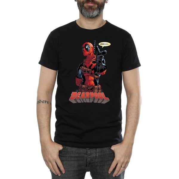 Deadpool Mens Hey You Cotton T-Shirt