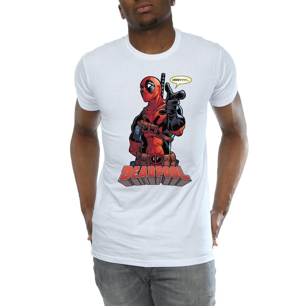 Deadpool Mens Hey You Cotton T-Shirt