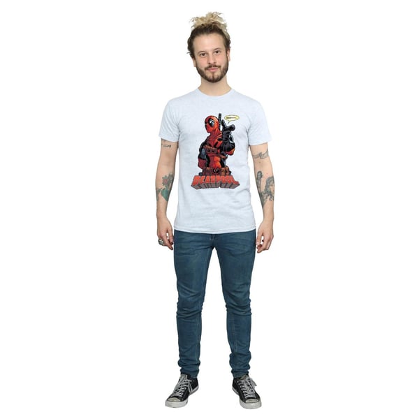 Deadpool Mens Hey You Cotton T-Shirt