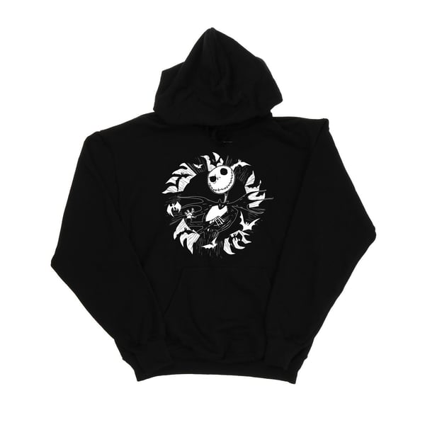 Disney Womens/Ladies Nightmare Before Christmas Jack Bat Circle Hoodie