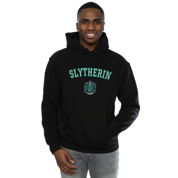 Harry Potter Mens Slytherin Crest Hoodie