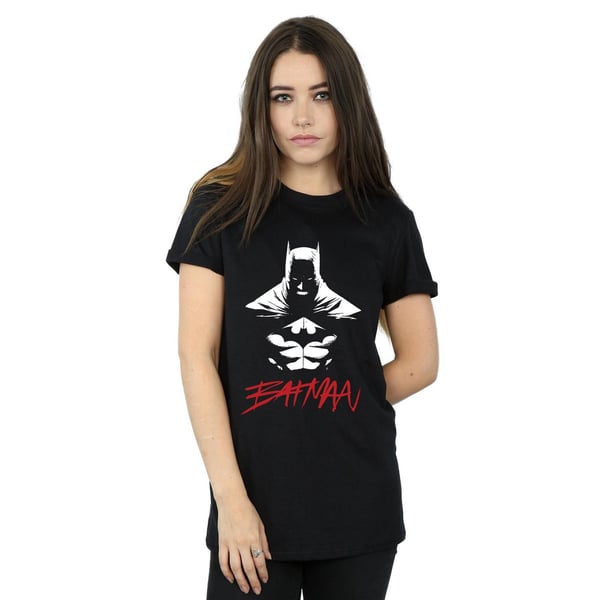 DC Comics Womens/Ladies Batman Shadows Cotton Boyfriend T-Shirt