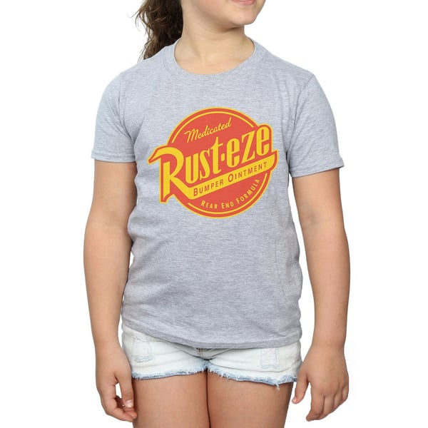 Disney Tyttöjen Autot Rust-Eze Logo Puuvilla T-paita