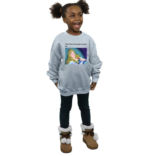 Disney Girls Sleeping Beauty Meme Sweatshirt