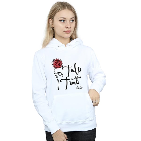Disney Womens/Ladies Tale As Old As Time Rose Hoodie