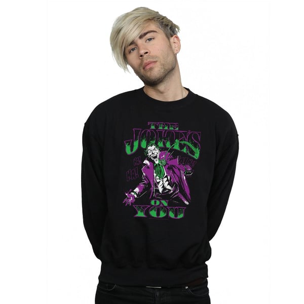 DC Comics Mens Joker The Joke´s On You Sweatshirt