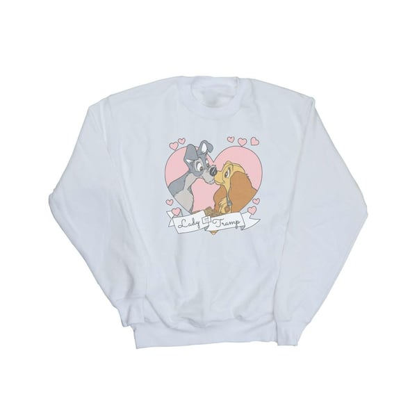 Disney Womens/Ladies Lady And The Tramp Love Sweatshirt