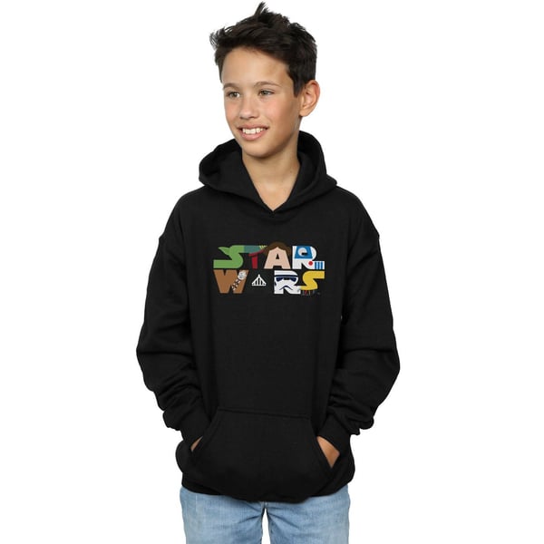 Star Wars Boys Character Logo Hoodie