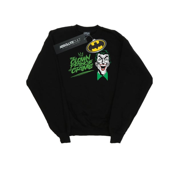 DC Comics Mens Batman Joker The Clown Prince Of Crime Sweatshirt