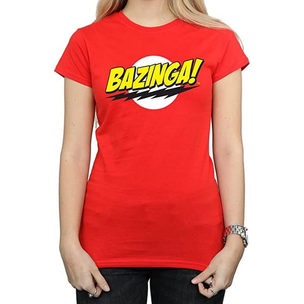 The Big Bang Theory Womens/Ladies Bazinga Cotton T-Shirt