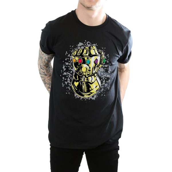 Marvel Mens Avengers Infinity War Thanos Fist T-Shirt