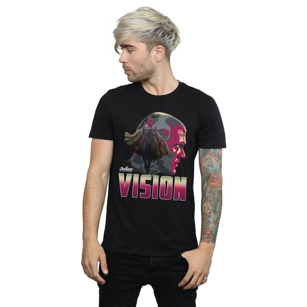Marvel Mens Avengers Infinity War Vision Character T-Shirt