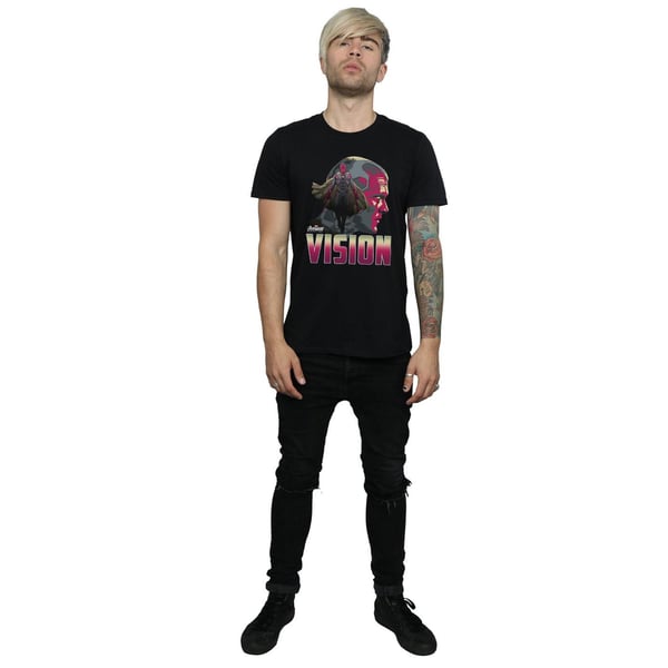 Marvel Mens Avengers Infinity War Vision Character T-Shirt
