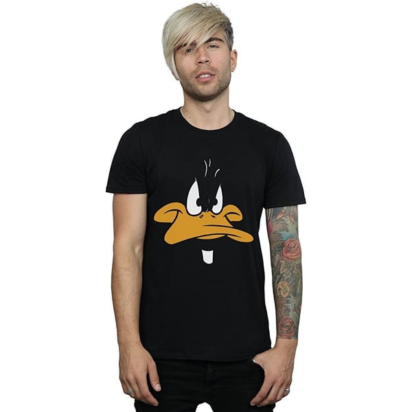 Looney Tunes Mens Daffy Duck Cotton T-Shirt