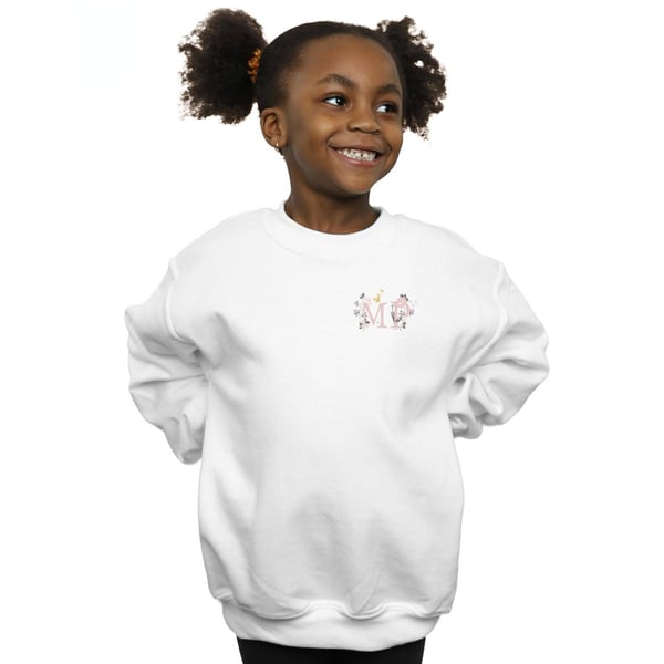 Disney Girls Mary Poppins Letter Breast Print Sweatshirt
