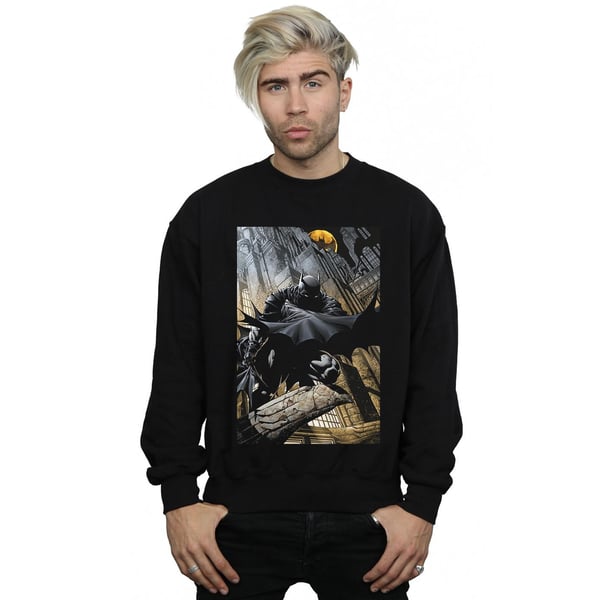 DC Comics Mens Batman Night Gotham City Sweatshirt