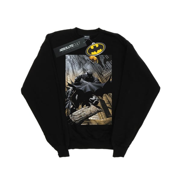DC Comics Mens Batman Night Gotham City Sweatshirt