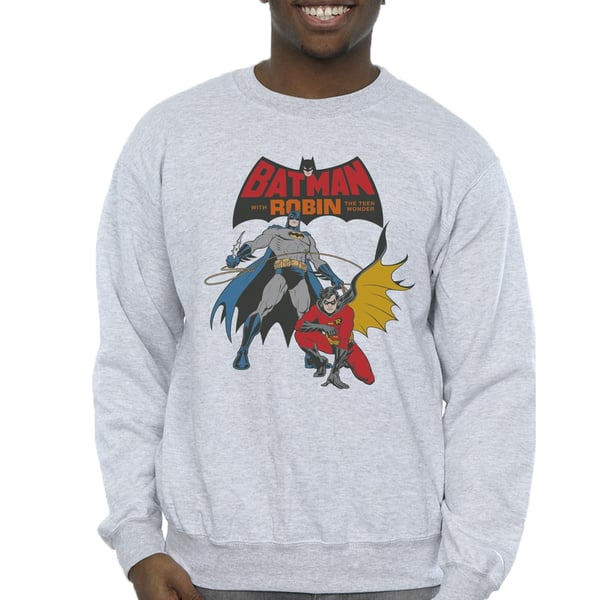 DC Comics Mens Batman And Robin Sweatshirt