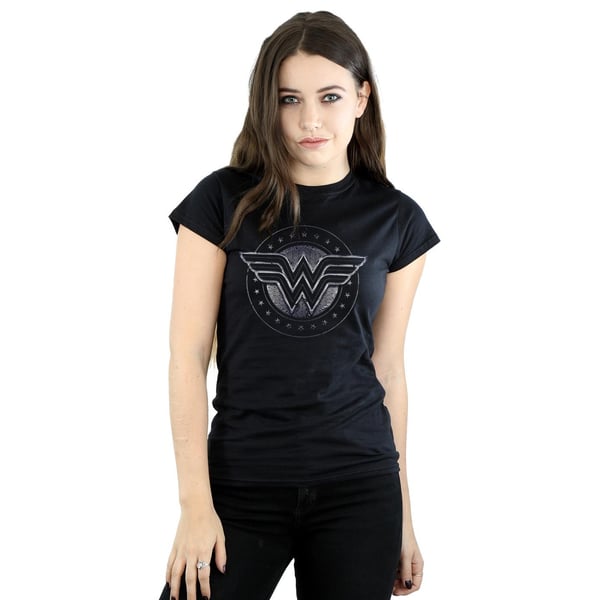 Wonder Woman Womens/Ladies Shield Cotton T-Shirt