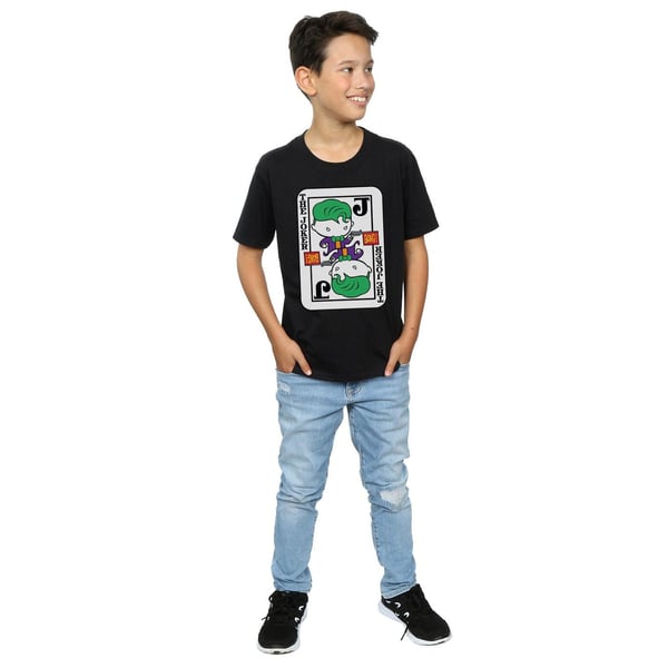 DC Comics Boys Chibi Joker Playing Card T-Shirt