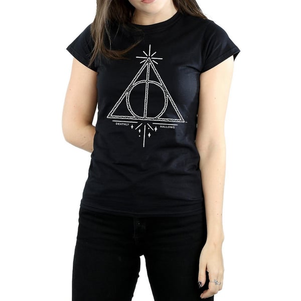 Harry Potter Womens/Ladies Deathly Hallows Cotton T-Shirt