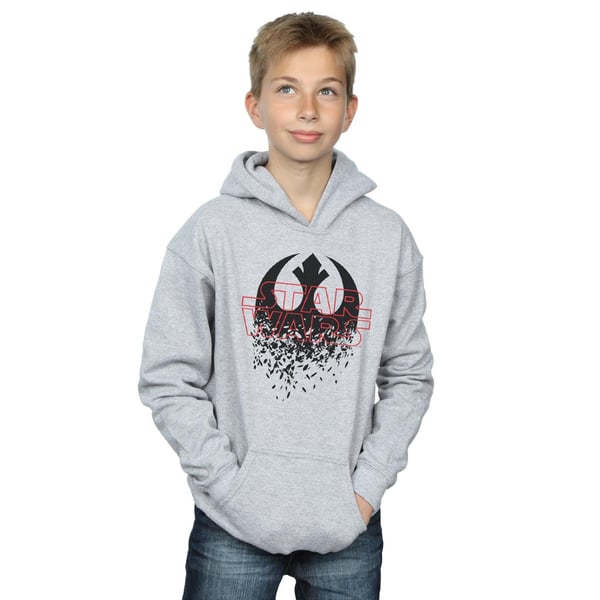 Star Wars Boys The Last Jedi Shattered Emblem Hoodie