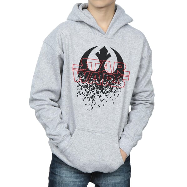 Star Wars Boys The Last Jedi Shattered Emblem Hoodie