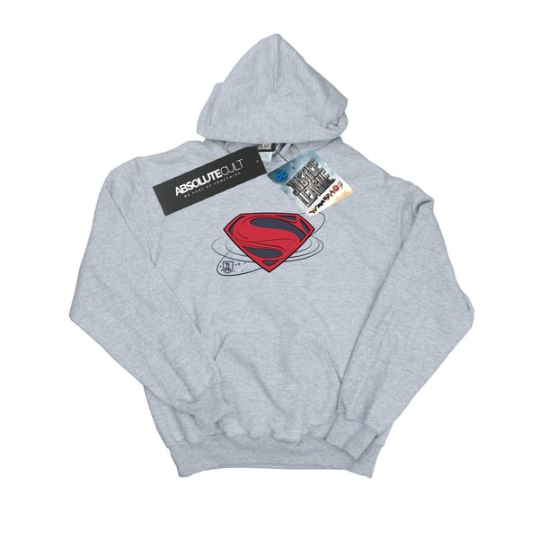 DC Comics Mens Justice League Movie Superman Logo Hoodie