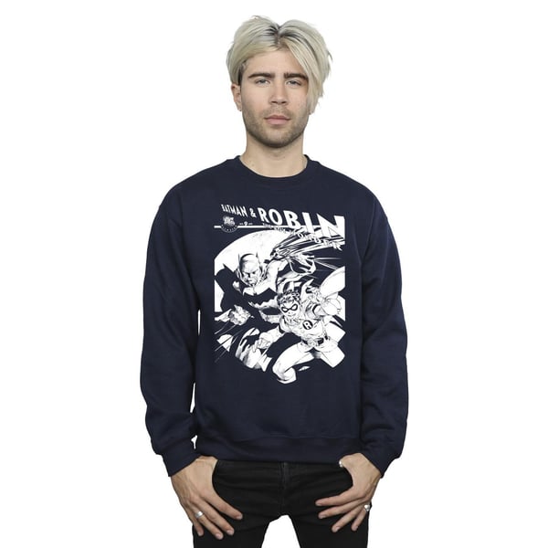 DC Comics Mens Batman And Boy Wonder Sweatshirt