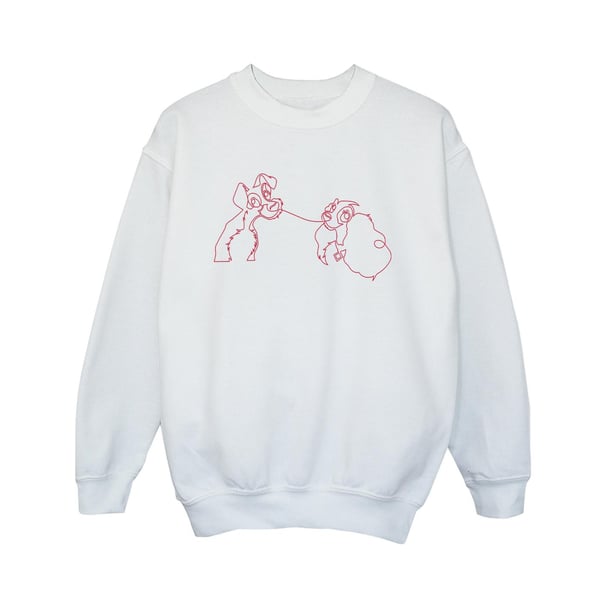Disney Boys Lady And The Tramp Spaghetti Outline Sweatshirt