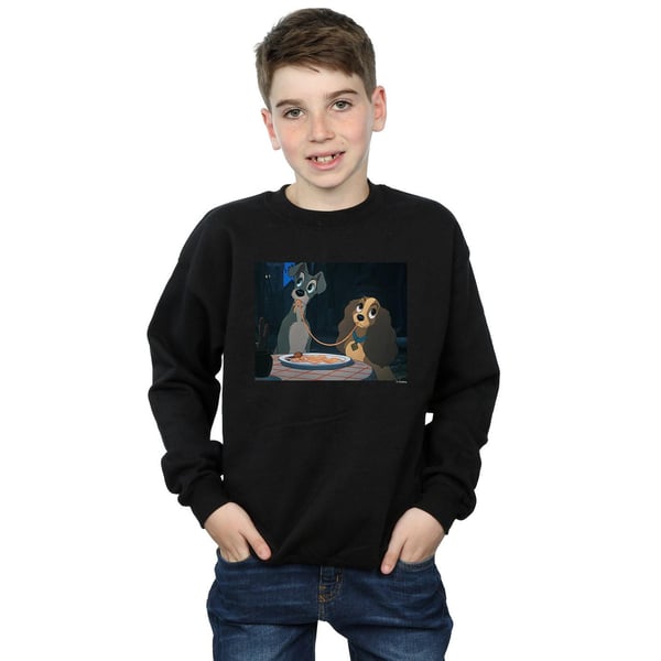 Disney Boys Lady And The Tramp Spaghetti Slurp Sweatshirt