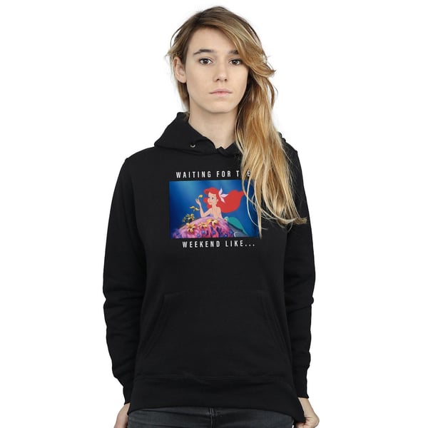 Disney Princess Womens/Ladies Ariel Waiting For The Weekend Hoodie