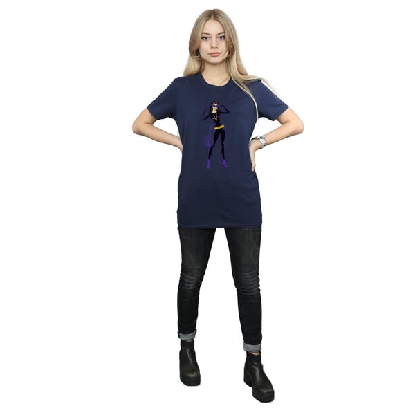 DC Comics Womens/Ladies Catwoman Happy Pose Cotton Boyfriend T-Shirt