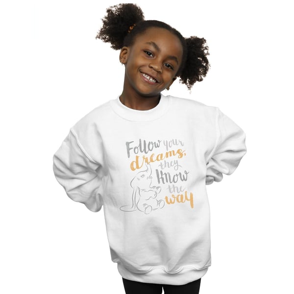 Disney Girls Dumbo Follow Your Dream Sweatshirt