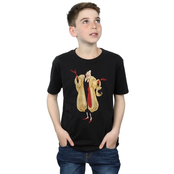 Disney Boys 101 Dalmatians Classic Cruella De Vil T-Shirt