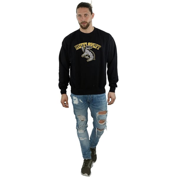 Harry Potter Mens Hufflepuff Cotton Sweatshirt
