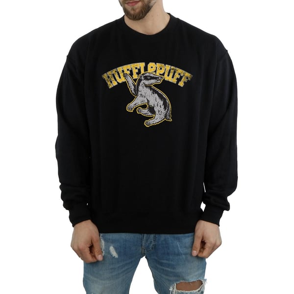 Harry Potter Mens Hufflepuff Cotton Sweatshirt