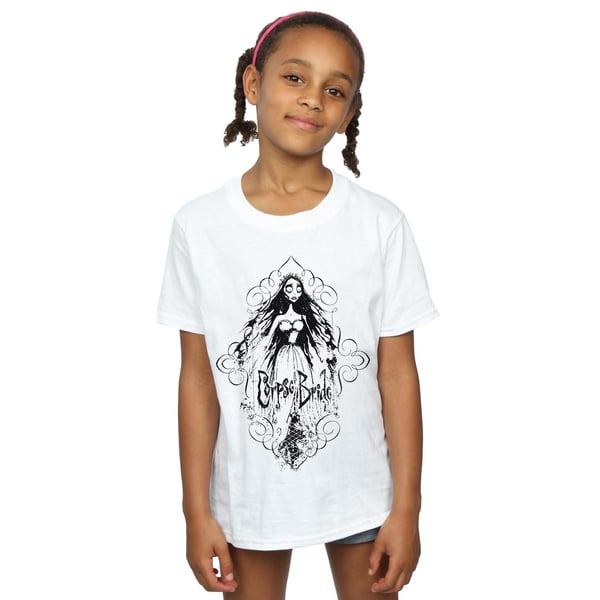 Corpse Bride Girls Sketched Bride Cotton T-Shirt