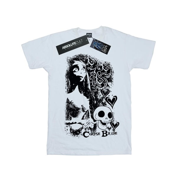 Corpse Bride Flickor Dödskalle Logotyp Bomulls T-shirt