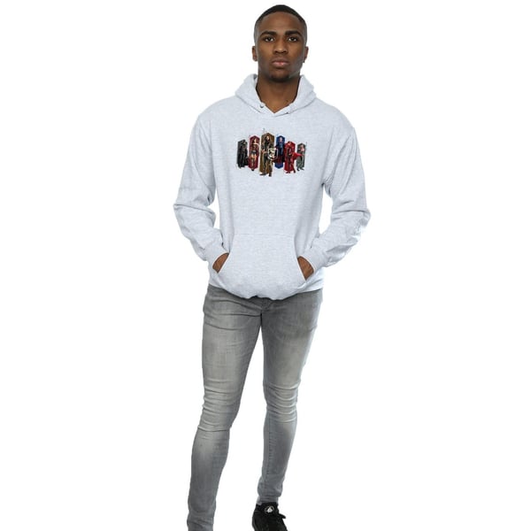 DC Comics Mens Justice League Movie Team Hexagons Hoodie