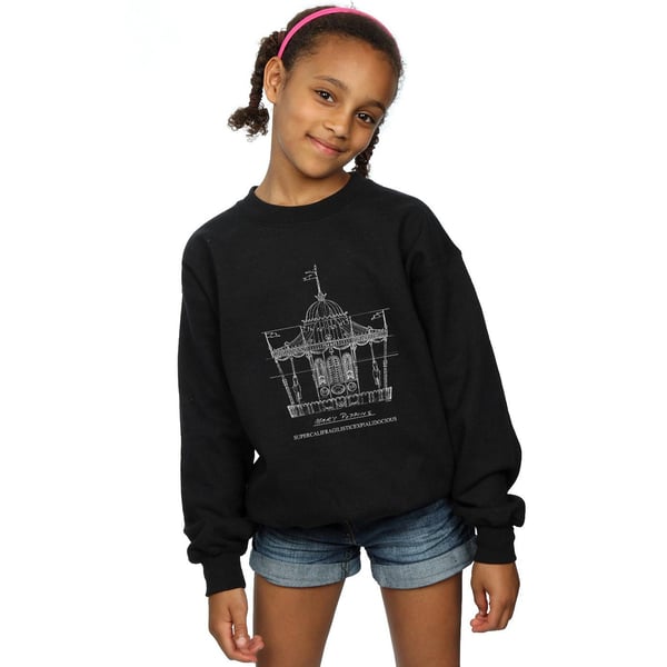 Disney Girls Mary Poppins Carousel Sketch Sweatshirt