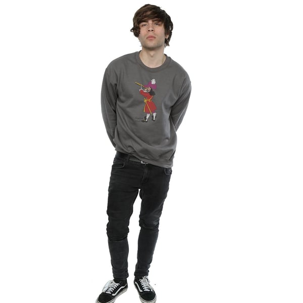 Peter Pan Mens Classic Captain Hook Heather Sweatshirt