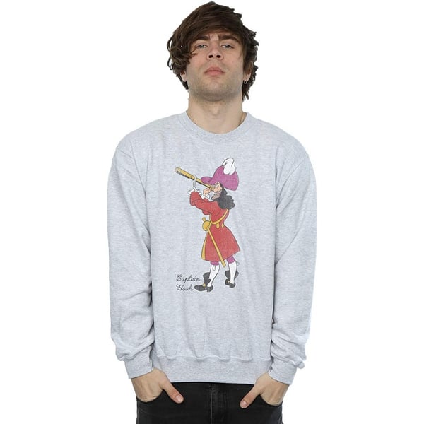 Peter Pan Mens Classic Captain Hook Heather Sweatshirt