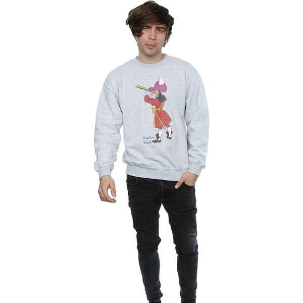 Peter Pan Mens Classic Captain Hook Heather Sweatshirt