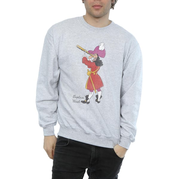 Peter Pan Mens Classic Captain Hook Heather Sweatshirt