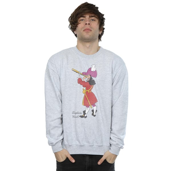Peter Pan Mens Classic Captain Hook Heather Sweatshirt
