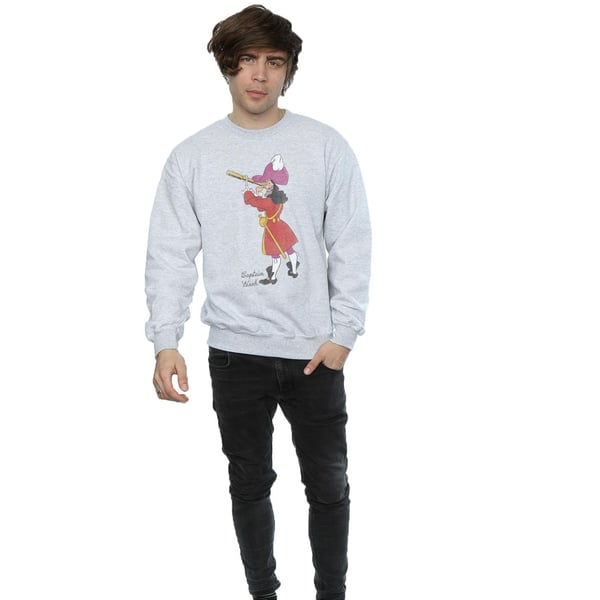 Peter Pan Mens Classic Captain Hook Heather Sweatshirt