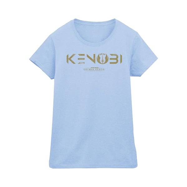 Star Wars Womens/Ladies Obi-Wan Kenobi Logo Cotton T-Shirt