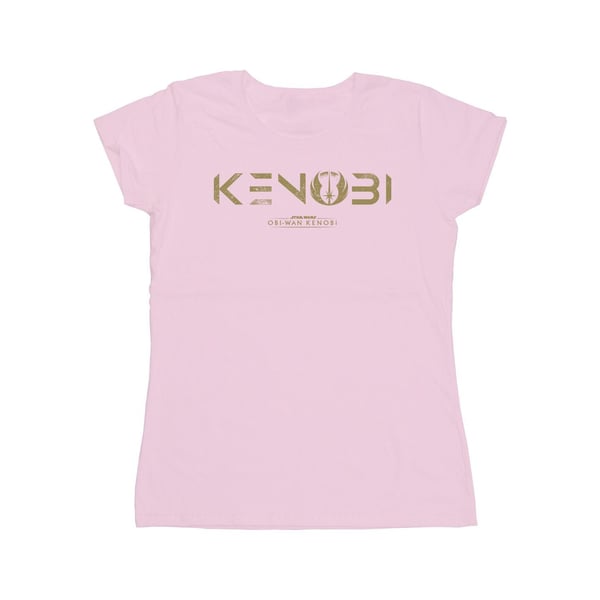 Star Wars Womens/Ladies Obi-Wan Kenobi Logo Cotton T-Shirt